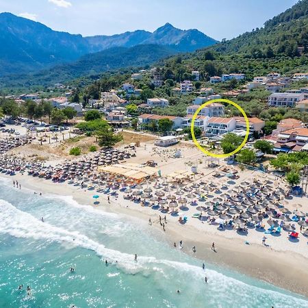 Artemis Beach Apartments Chrysi Ammoudia ภายนอก รูปภาพ