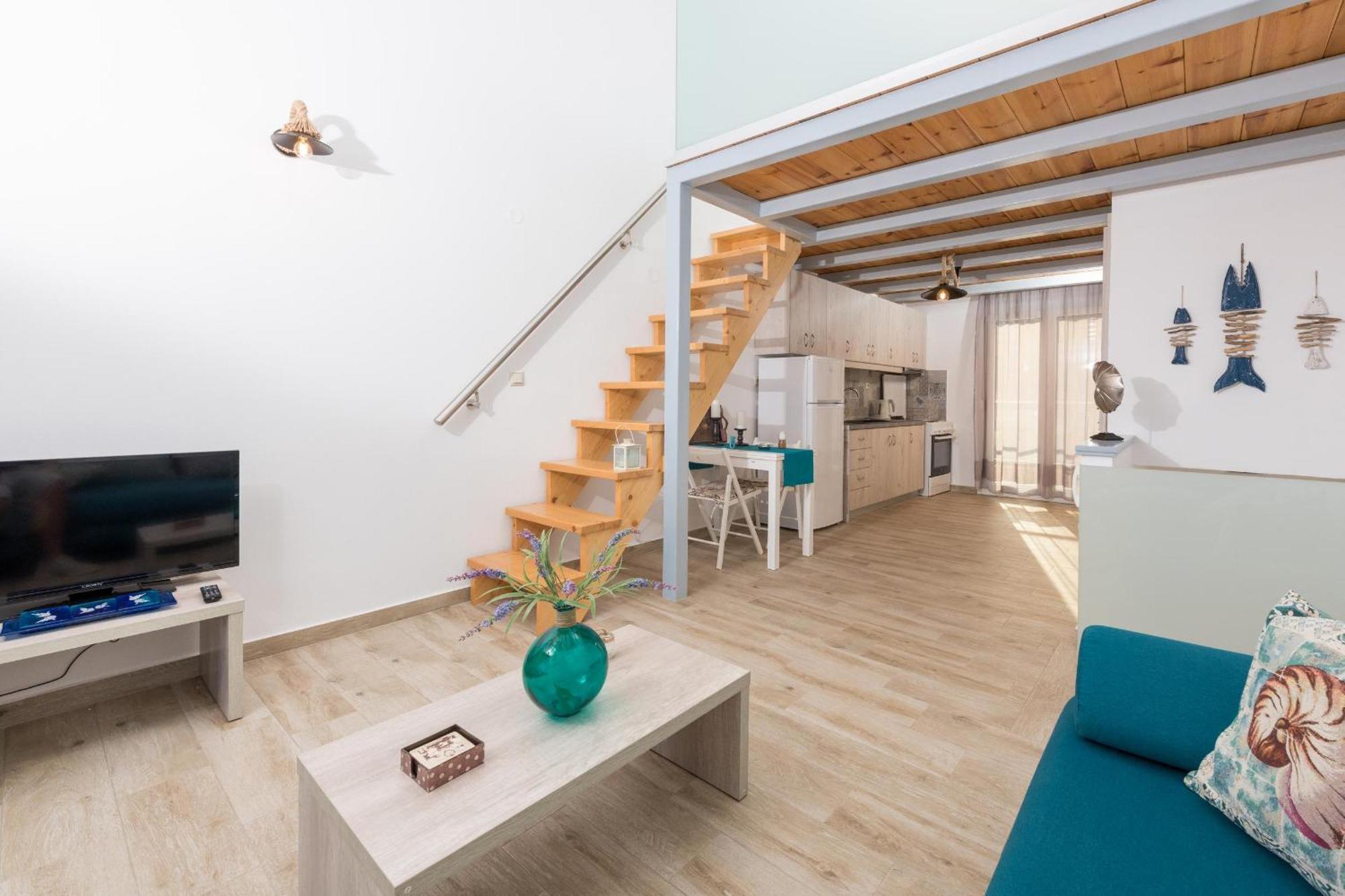 Artemis Beach Apartments Chrysi Ammoudia ภายนอก รูปภาพ